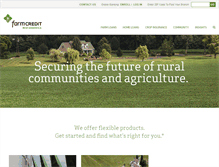 Tablet Screenshot of e-farmcredit.com